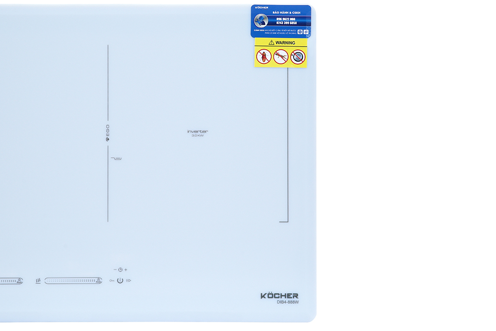 Bếp từ đôi lắp âm Kocher DIB4-888W Bếp từ đôi lắp âm Kocher DIB4-888W