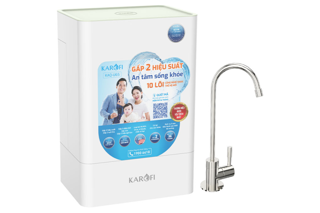 Máy lọc nước RO Karofi KAQ U65 Máy lọc nước RO Karofi KAQ U65