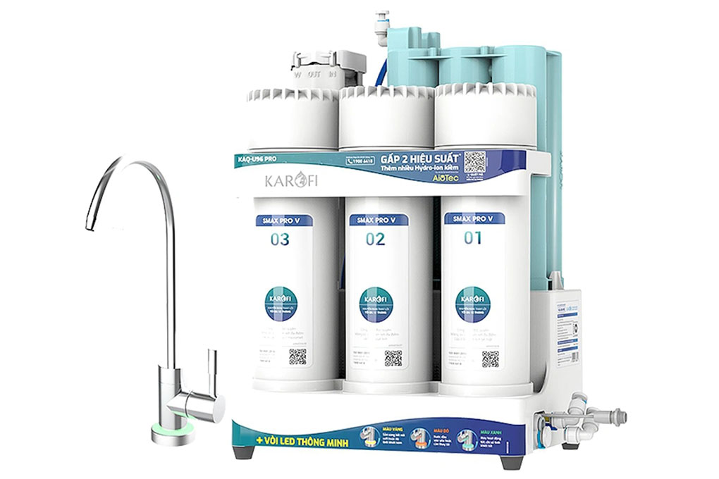 Máy lọc nước RO Karofi KAQ U96 Pro Máy lọc nước RO Karofi KAQ U96 Pro