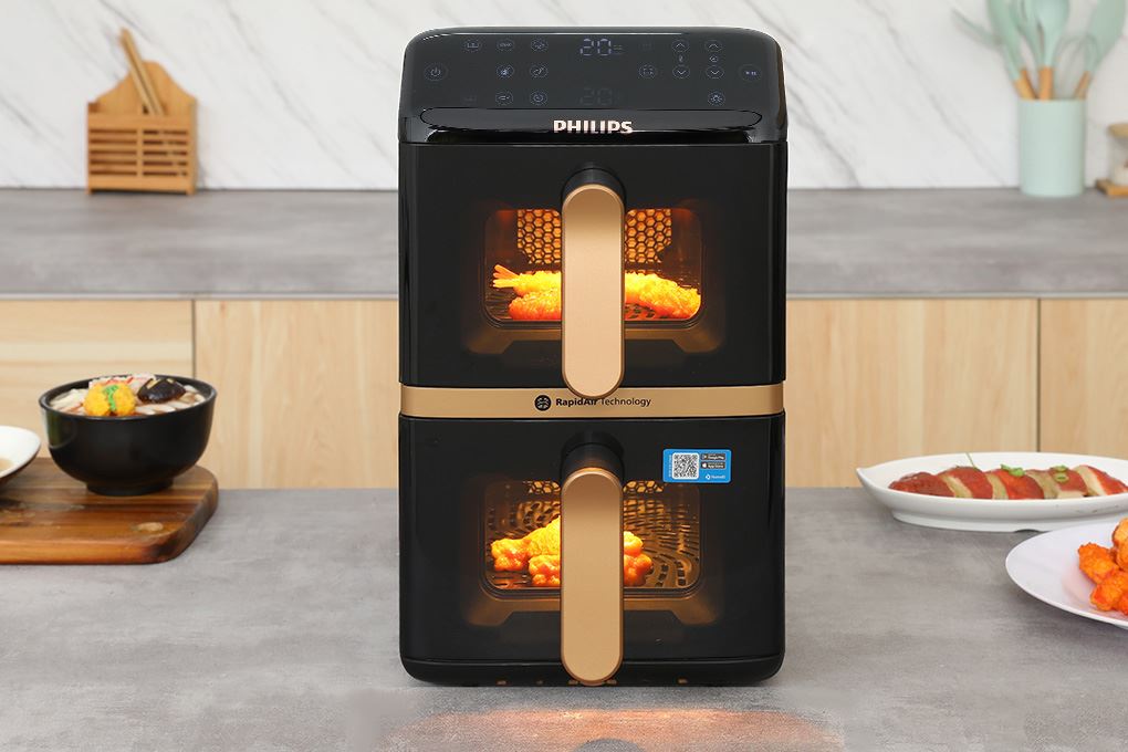 Nồi chiên không dầu Philips 10 lít NA462/70 Nồi chiên không dầu Philips 10 lít NA462/70