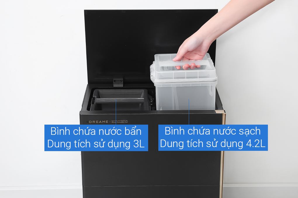 Robot hút bụi lau nhà Dreame X60 Ultra - Đen Robot hút bụi lau nhà Dreame X60 Ultra - Đen