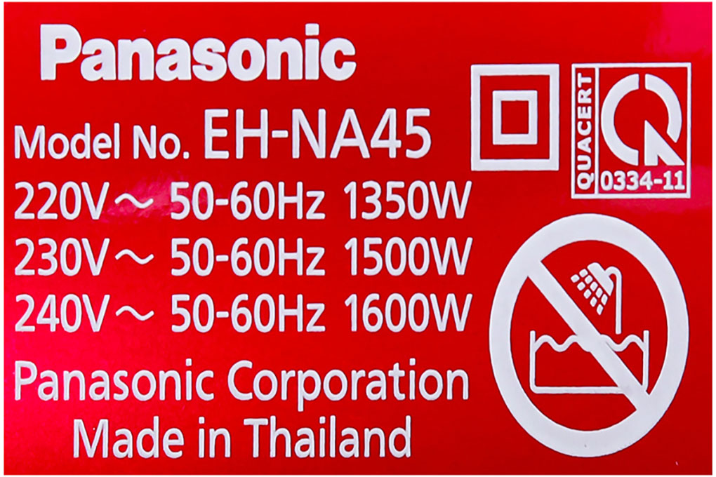 Máy sấy tóc Panasonic EH-NA45RP645 Máy sấy tóc Panasonic EH-NA45RP645