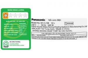 Nồi cơm điện tử Panasonic 1 lít SR-CL108WRAM