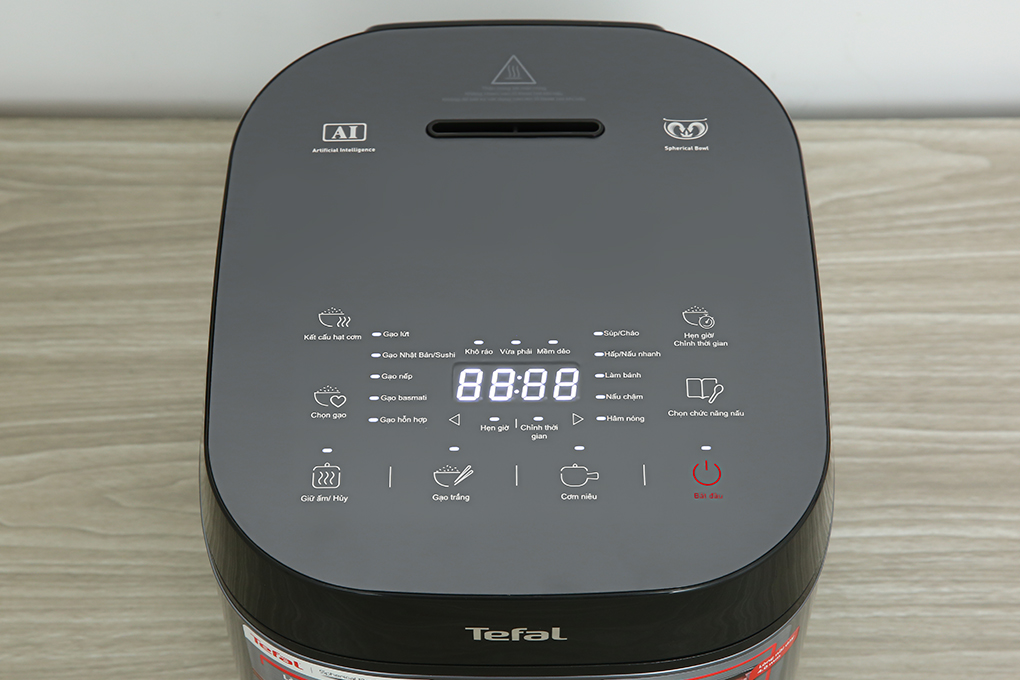 Nồi cơm điện tử Tefal 1.8 lít Delirice Plus RK776B68 Nồi cơm điện tử Tefal 1.8 lít Delirice Plus RK776B68