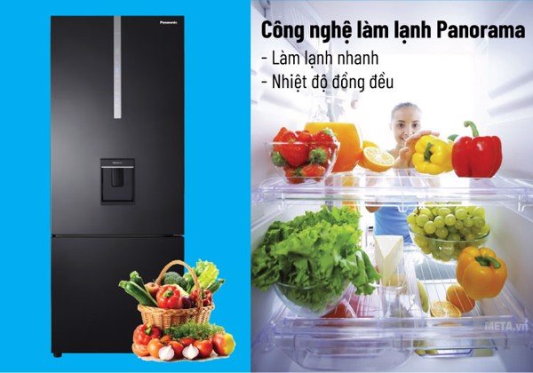 Tủ lạnh Panasonic Inverter 420 lít NR-BX471WGKV