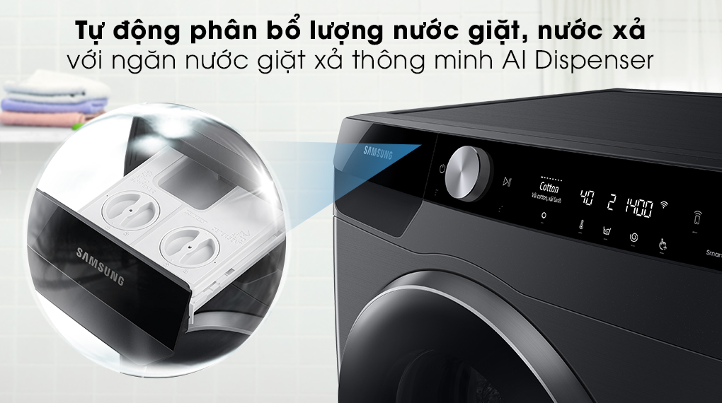 Máy giặt Samsung Inverter 10kg WW10TP44DSB Máy giặt Samsung Inverter 10kg WW10TP44DSB