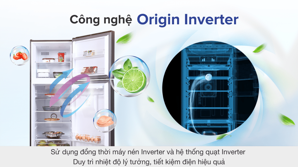 Tủ lạnh Toshiba Inverter 311 lít GR-RT395WE-PMV(06)-MG Tủ lạnh Toshiba Inverter 311 lít GR-RT395WE-PMV(06)-MG