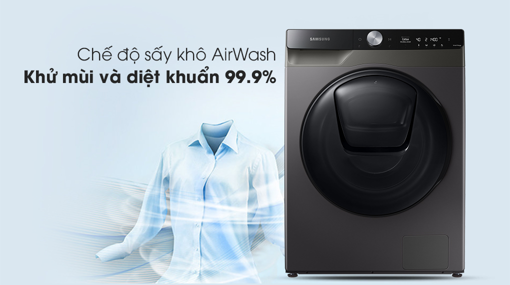 Máy giặt sấy Samsung Addwash Inverter 9.5kg WD95T754DBX Máy giặt sấy Samsung Addwash Inverter 9.5kg WD95T754DBX