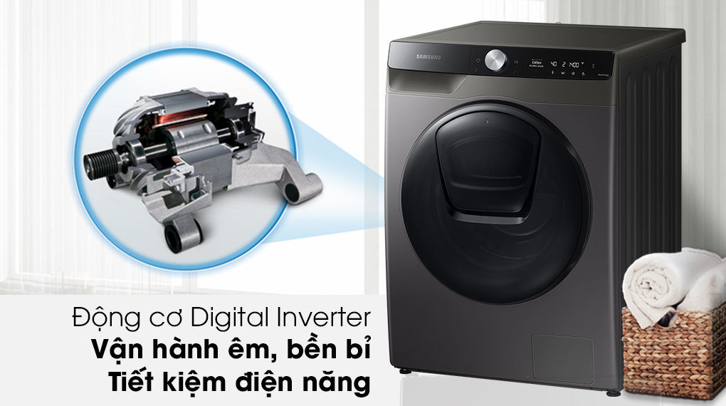 Máy giặt sấy Samsung Addwash Inverter 9.5kg WD95T754DBX Máy giặt sấy Samsung Addwash Inverter 9.5kg WD95T754DBX
