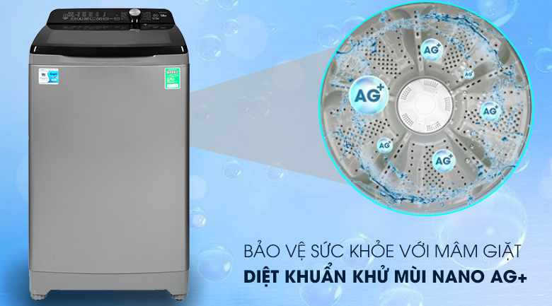 Máy giặt Aqua 10 Kg AQW-FR100ET S Máy giặt Aqua 10 Kg AQW-FR100ET S