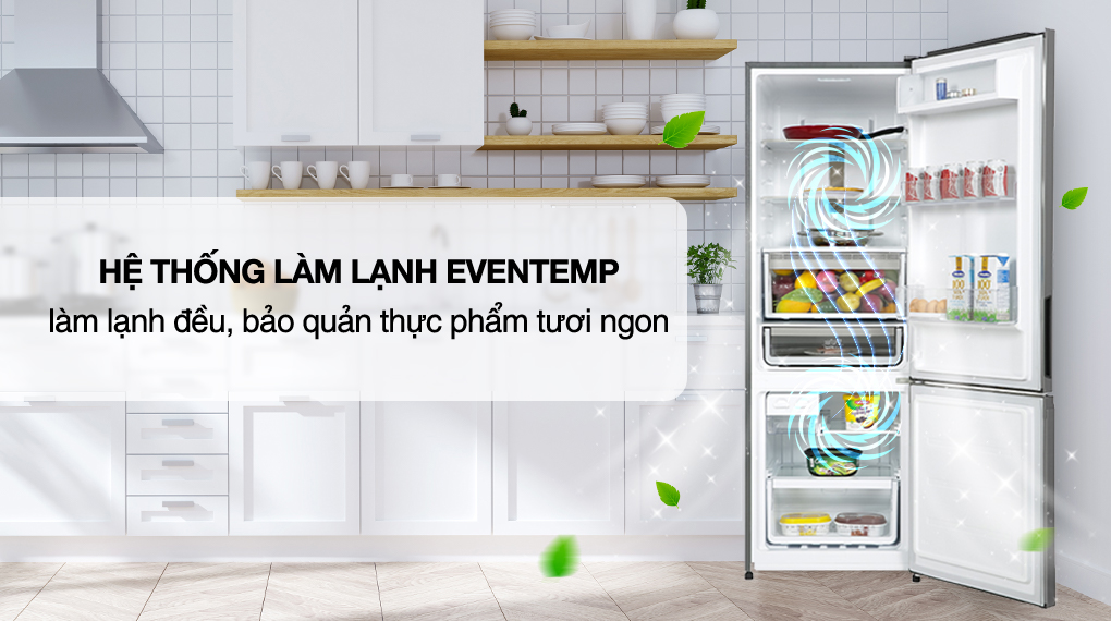 Tủ lạnh Electrolux Inverter 335 Lít EBB3702K-A Tủ lạnh Electrolux Inverter 335 Lít EBB3702K-A