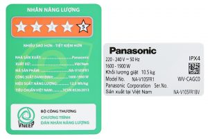 May Giat Panasonic Inverter 10.5 Kg NA V105FR1BV