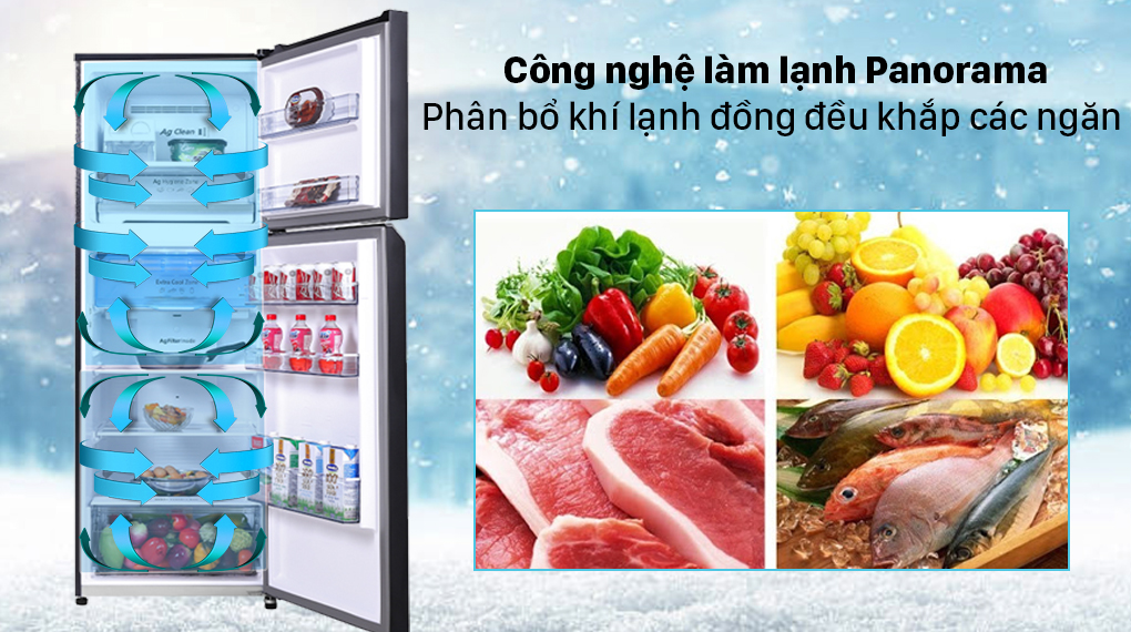 Tủ lạnh Panasonic Inverter 366 lít NR-TL381VGMV Tủ lạnh Panasonic Inverter 366 lít NR-TL381VGMV