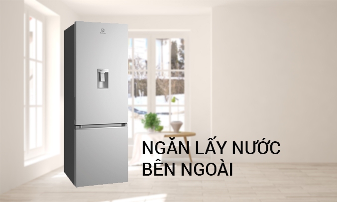 Tủ lạnh Electrolux Inverter 335 Lít EBB3742K-A