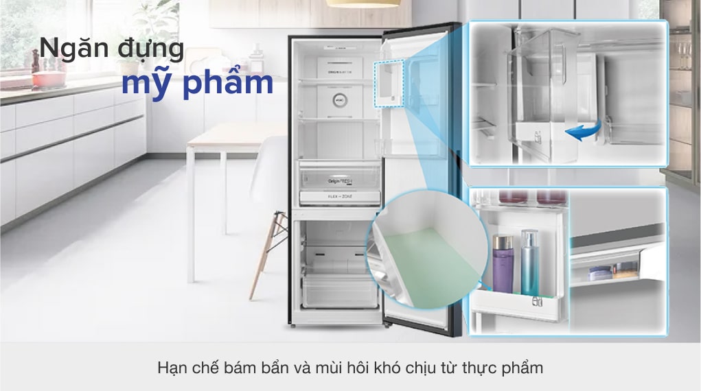 Tủ lạnh Toshiba Inverter 325 lít GR-RB410WE-PMV(37)-SG