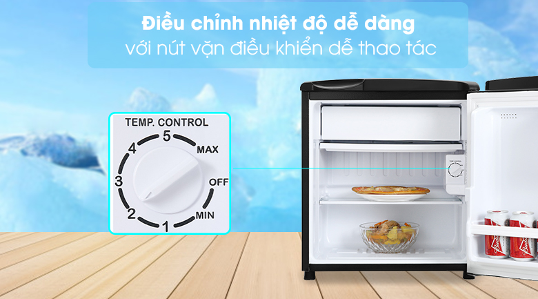 Tủ lạnh Aqua 50 lít AQR-D59FA(BS) Tủ lạnh Aqua 50 lít AQR-D59FA(BS)