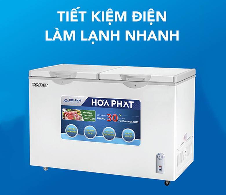 Tủ đông Hòa Phát 245 lít HCF 606S2Đ2 Tủ đông Hòa Phát 245 lít HCF 606S2Đ2
