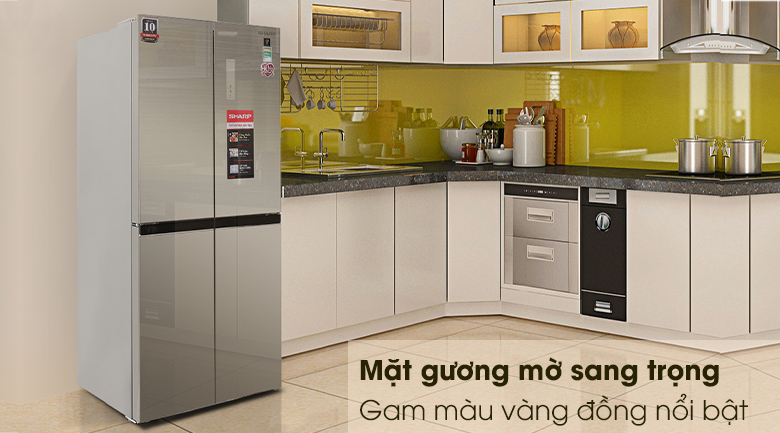 Tủ lạnh Sharp Inverter 401 lít SJ-FXP480VG-CH