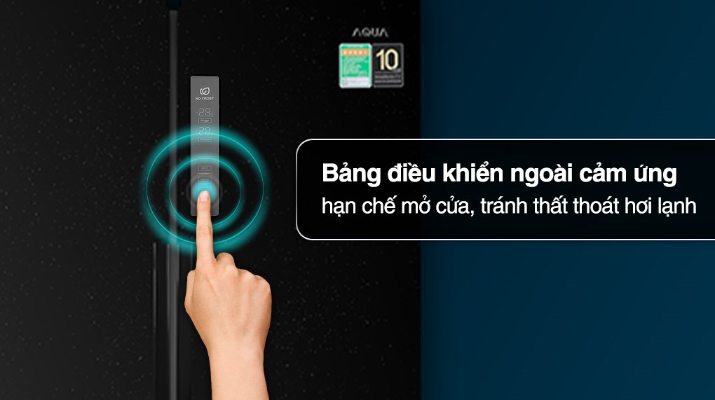 Tủ lạnh Aqua Inverter 456 lít AQR-M525XA(FB)