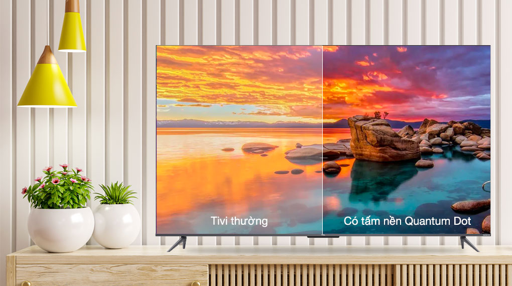 Google Tivi QLED TCL 4K 55 inch 55Q636