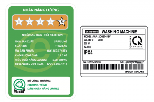 May Giat Samsung Inverter 12 Kg Wa12cg5745bvsv