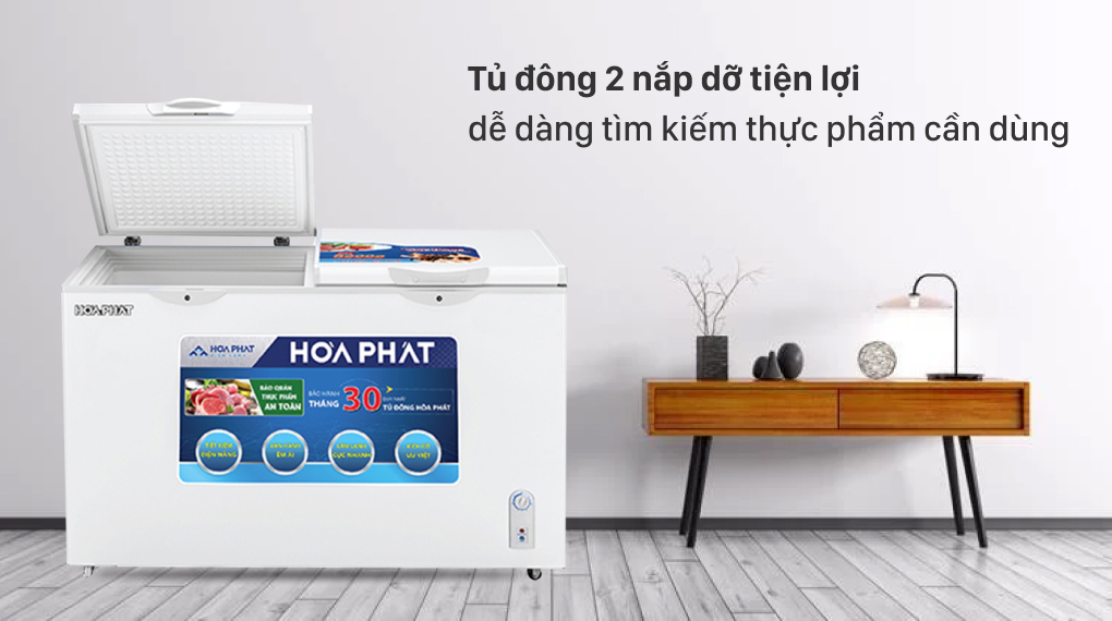 Tủ đông Hòa Phát 352 lít HCF 666S1Đ2