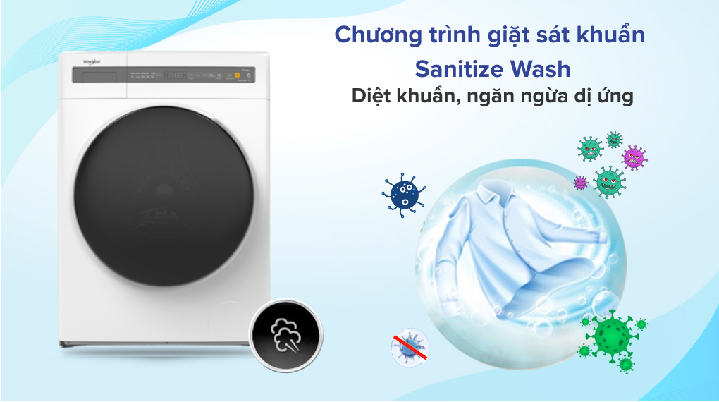 Máy giặt Whirlpool Inverter 10.5 kg FWEB10502FW