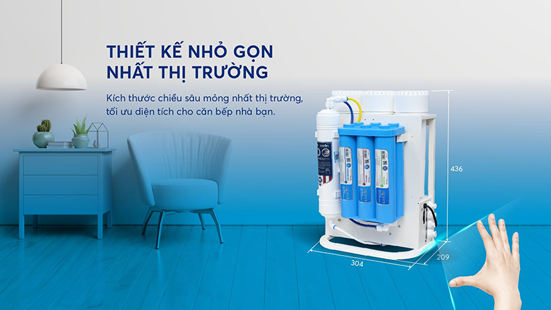Máy lọc nước Karofi KAQ-U05 10 lõi