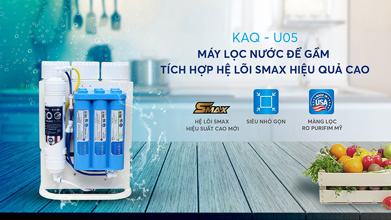 Máy lọc nước Karofi KAQ-U05 10 lõi