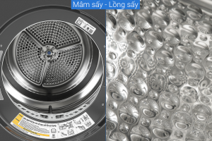 May Say Bom Nhiet Lg Inverter 10.5 Kg DVHP50B