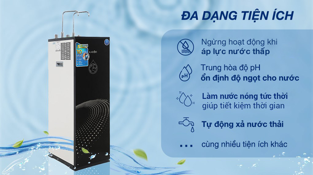Máy lọc nước RO nóng nguội lạnh Karofi KAD-X60 Máy lọc nước RO nóng nguội lạnh Karofi KAD-X60