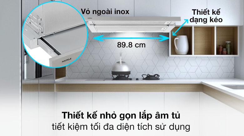 Máy hút mùi âm tủ Hafele HH-TI90D (539.81.085)
