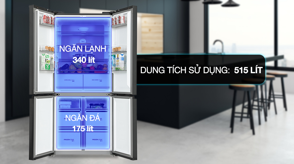 Tủ lạnh Toshiba Inverter 515 lít GR-RF670WI-PGV(A9)-BG