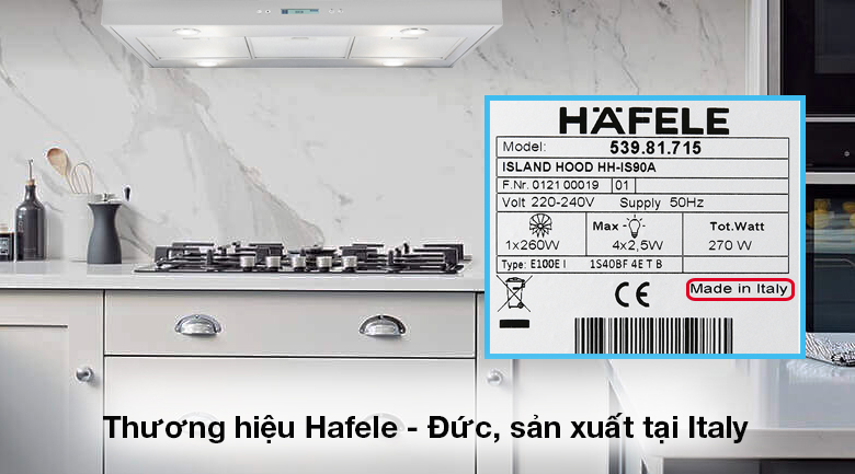 Máy hút mùi đảo Hafele HH-IS90A (539.81.715)