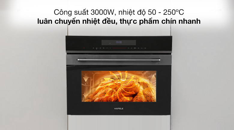 Lò nướng kết hợp vi sóng lắp âm Hafele HCO-8T50A (538.01.431) 50 lít