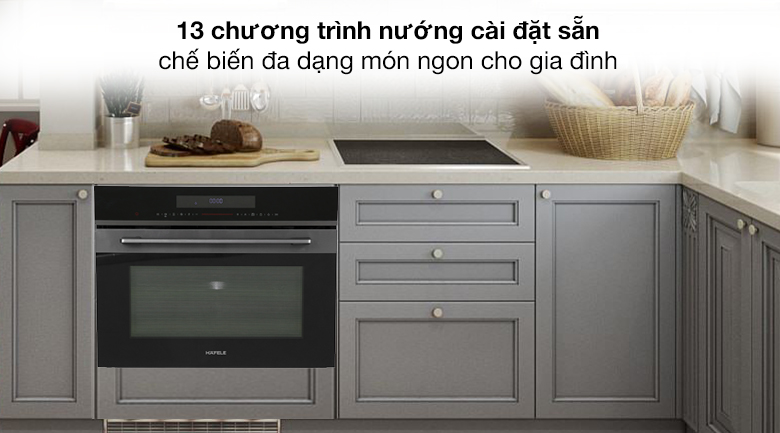 Lò nướng kết hợp vi sóng lắp âm Hafele HCO-8T50A (538.01.431) 50 lít
