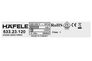 May Rua Chen Ban Am Hafele Hdw Hi60c 53323.120)