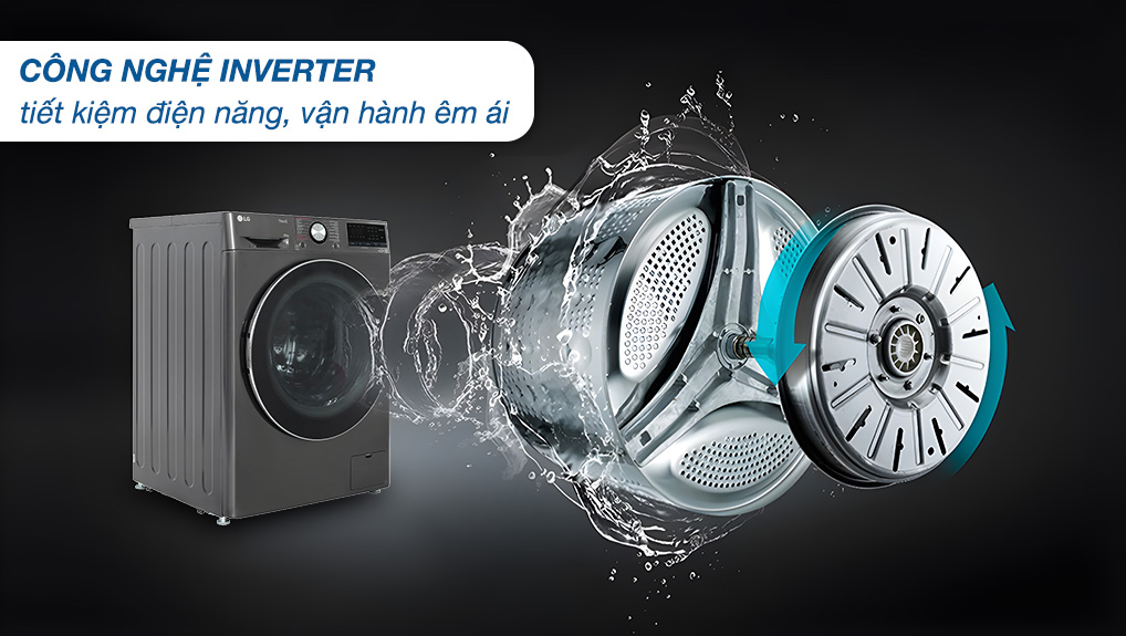 Máy giặt LG Inverter 10 kg FV1410S4B