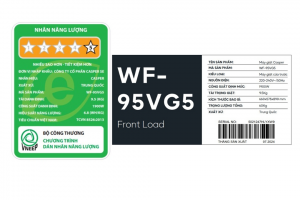 Máy giặt Casper Inverter 9.5 kg WF-95VG5