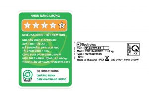 Máy giặt Electrolux Inverter 11 kg EWF1143R7WC