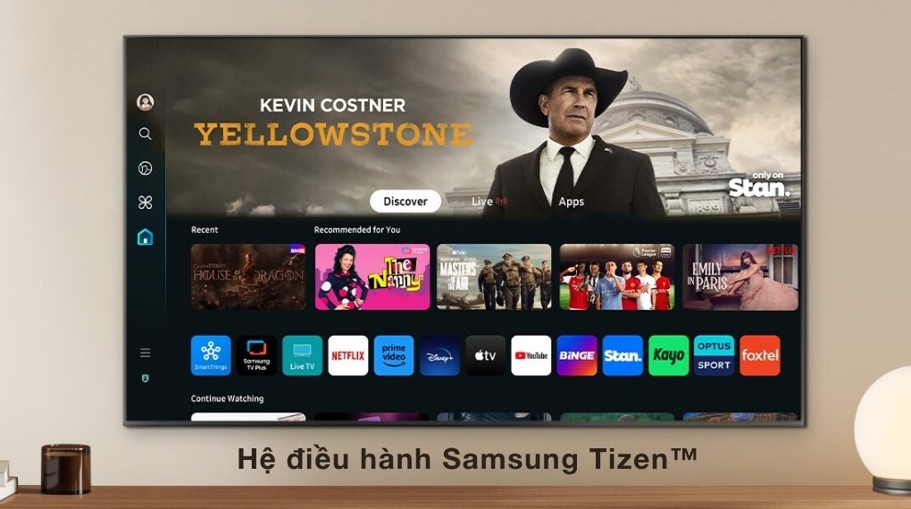 Smart Tivi QLED Samsung 4K 65 inch QA65Q60D - Hệ điều hành Smart Tivi QLED Samsung 4K 65 inch QA65Q60D - Hệ điều hành