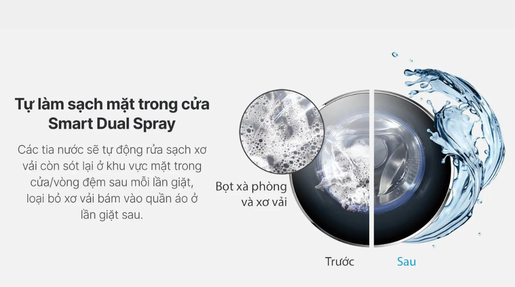 Máy giặt Aqua Inverter 13 kg AW13-BP4959K(S8) - Smart Dual Spray Máy giặt Aqua Inverter 13 kg AW13-BP4959K(S8) - Smart Dual Spray