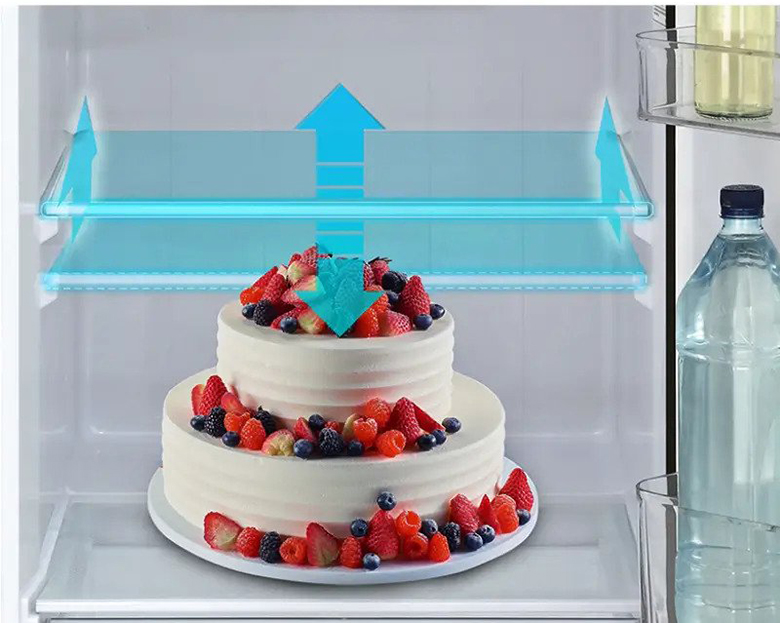 Tủ lạnh Aqua Inverter 320 lít AQR-B380MA(WGP)U1 khay kính chịu lực