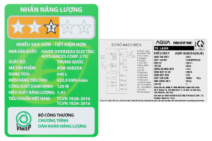 Tủ lạnh Aqua Inverter 646 lít AQR-S682XA(SLB)