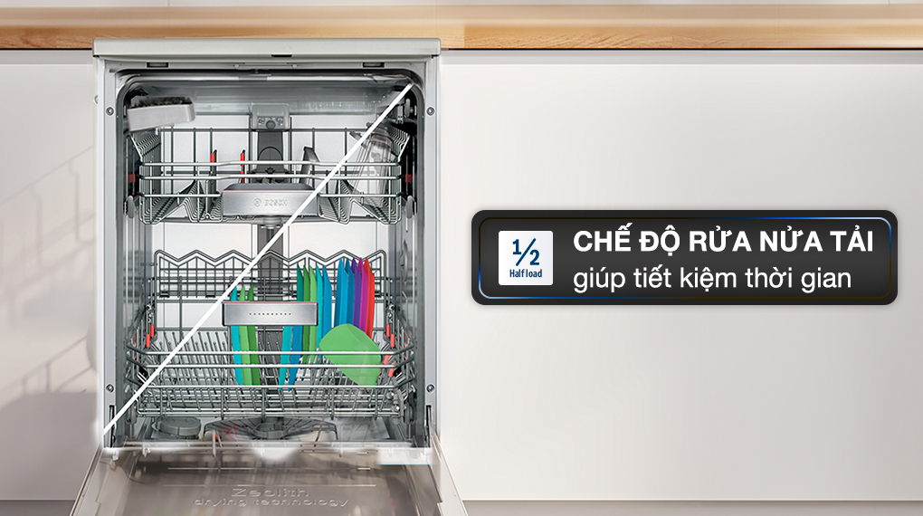 Máy rửa chén độc lập Bosch SMS4EKI06E - Tiện ích