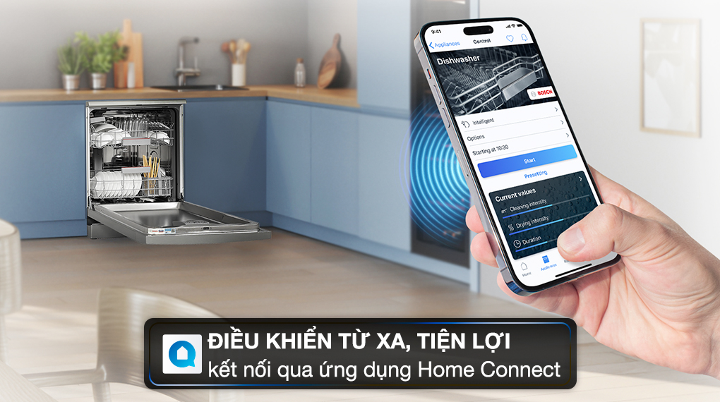 Máy rửa chén độc lập Bosch SMS4EKI06E - Tiện ích