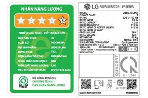 Tủ lạnh LG Inverter 332 lít LBD33BLMA