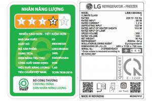 Tủ lạnh LG Inverter 340 lít InstaView LBB33BGMAI