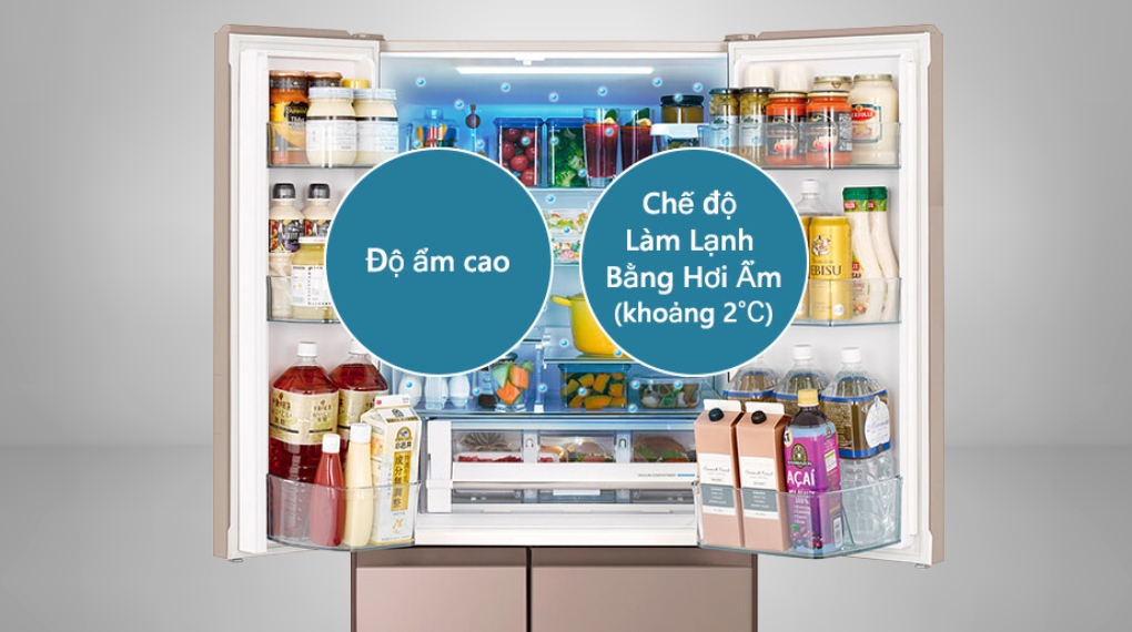 Tủ lạnh Hitachi Inverter 617 lít Multi Door R-HW620RV(XK) - Công nghệ làm lạnh - Công nghệ bảo quản thực phẩm