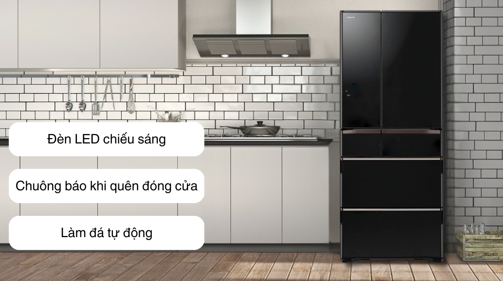 Tủ lạnh Hitachi Inverter 617 lít Multi Door R-HW620RV(XK) - Tiện ích
